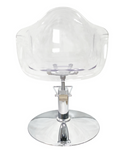 Erica salon chair - Clear