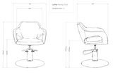 Lottie Salon Chair